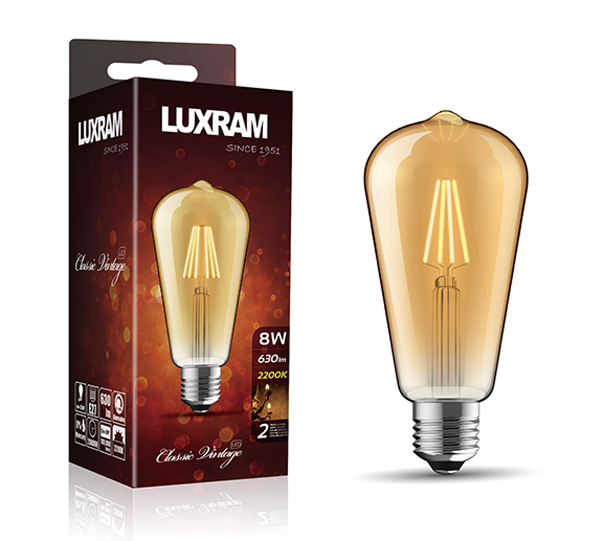 Value Vintage LED Lamps Luxram Vintage